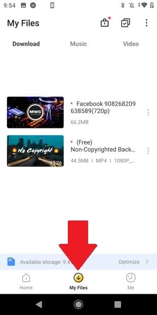 تحميل فيديو Facebook باستخدام سناب شات