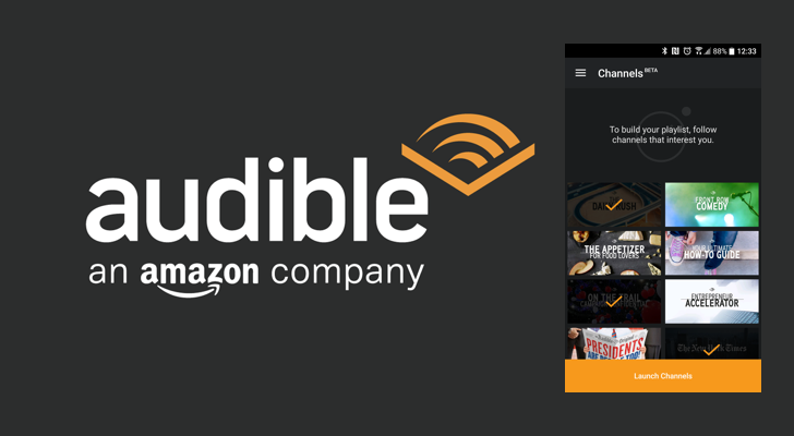 Audible audio books & podcasts