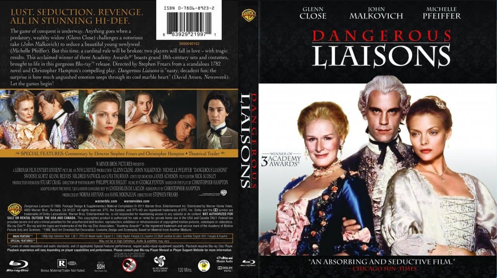 فيلم Dangerous Liaisons 1988 - أفلام كيانو ريفز