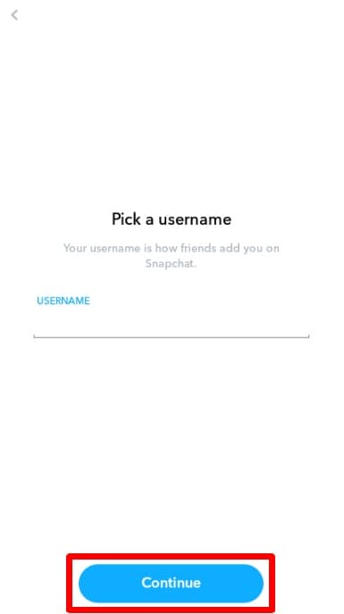 انشاء حساب سناب شات 5