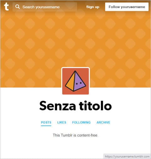 Tumblr home