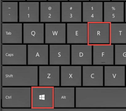 windows plus r