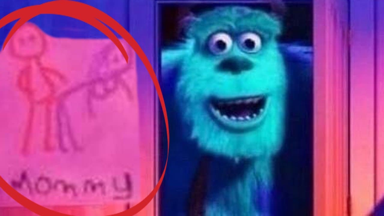 monsters inc hidden message