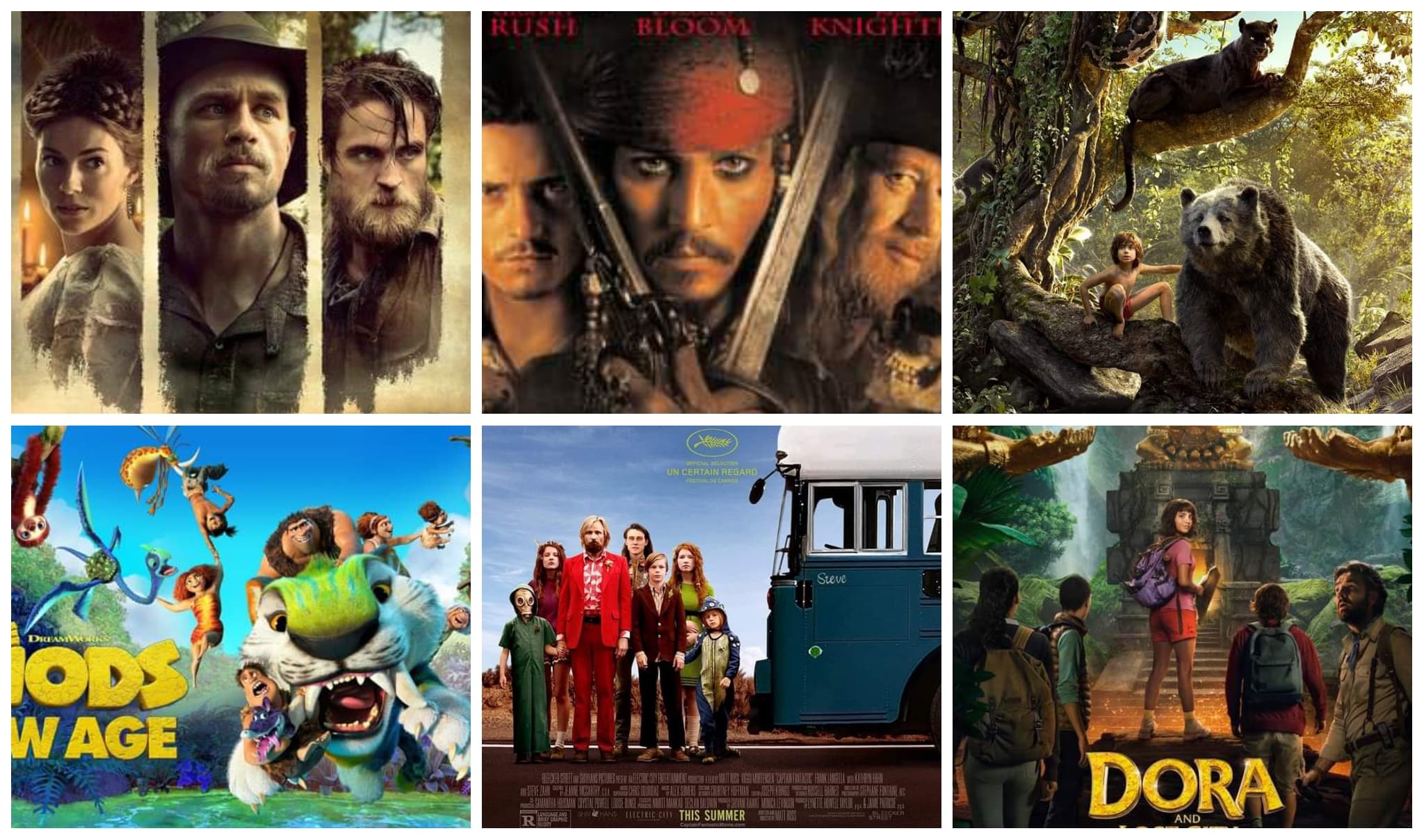 أفلام المغامرات في الغابات