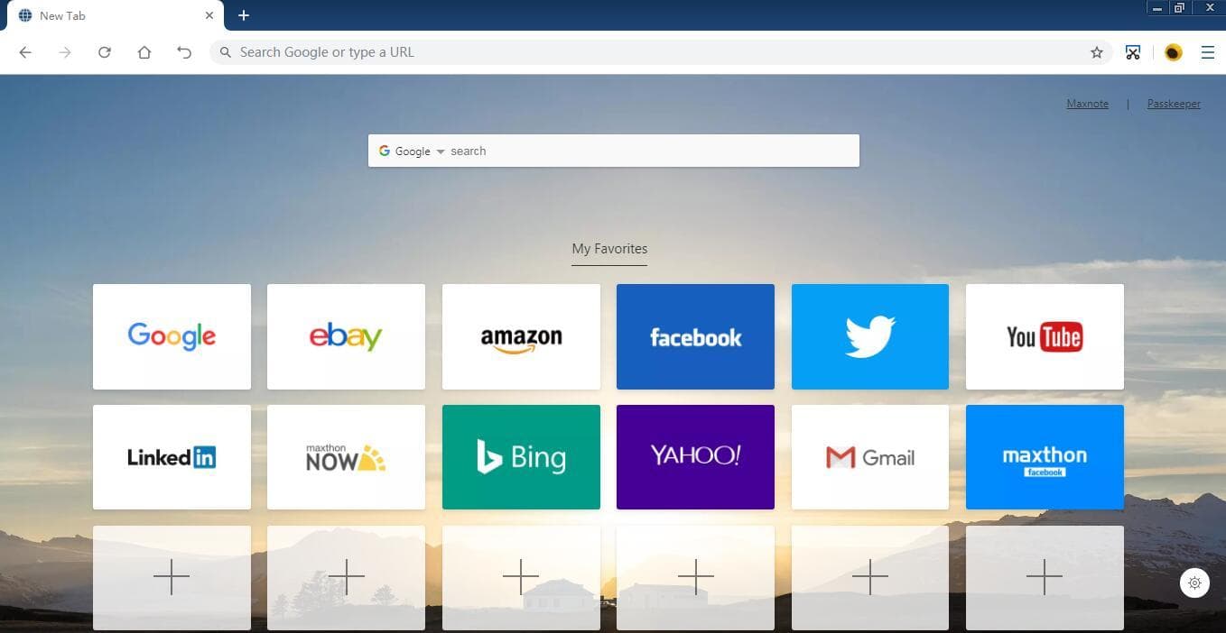 برنامج Maxthon, ويندوز