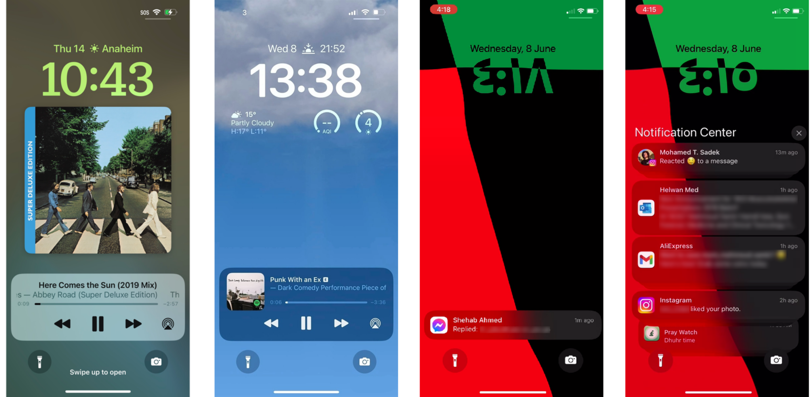 نظام الإشعارات في تحديث iOS 16