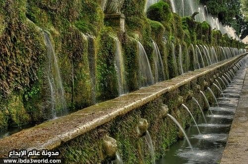 حدائق قصر الشرق – تيفولي – إيطاليا