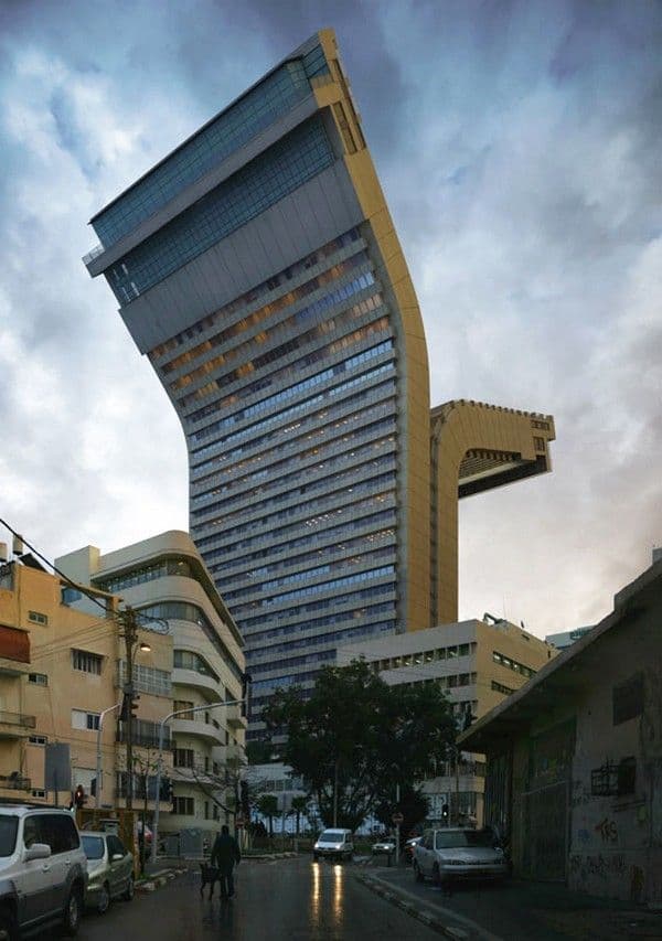 تصميم معماري لفكتور إنريش بناء منقسم