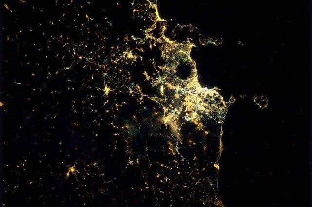 صورة التقطها أندريه من محطة الفضاء الدولية