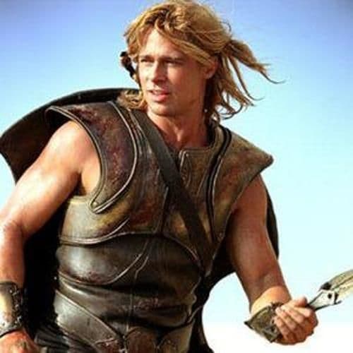 براد بيت في دور أخيل في فيلم حرب طروادة