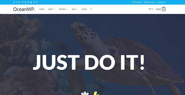 oceanwp افضل قوالب ووردبريس الاحترافية