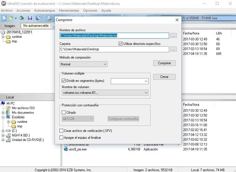 برنامج UltraISO, ويندوز