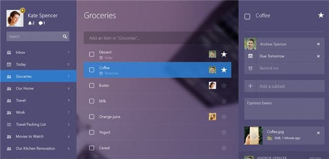 تطبيق Wunderlist