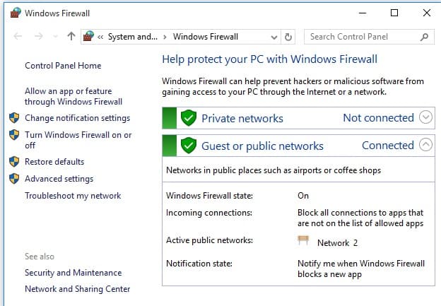 كيفية حظر برامج معينة من الإتصال بالإنترنت في نظام Windows 10