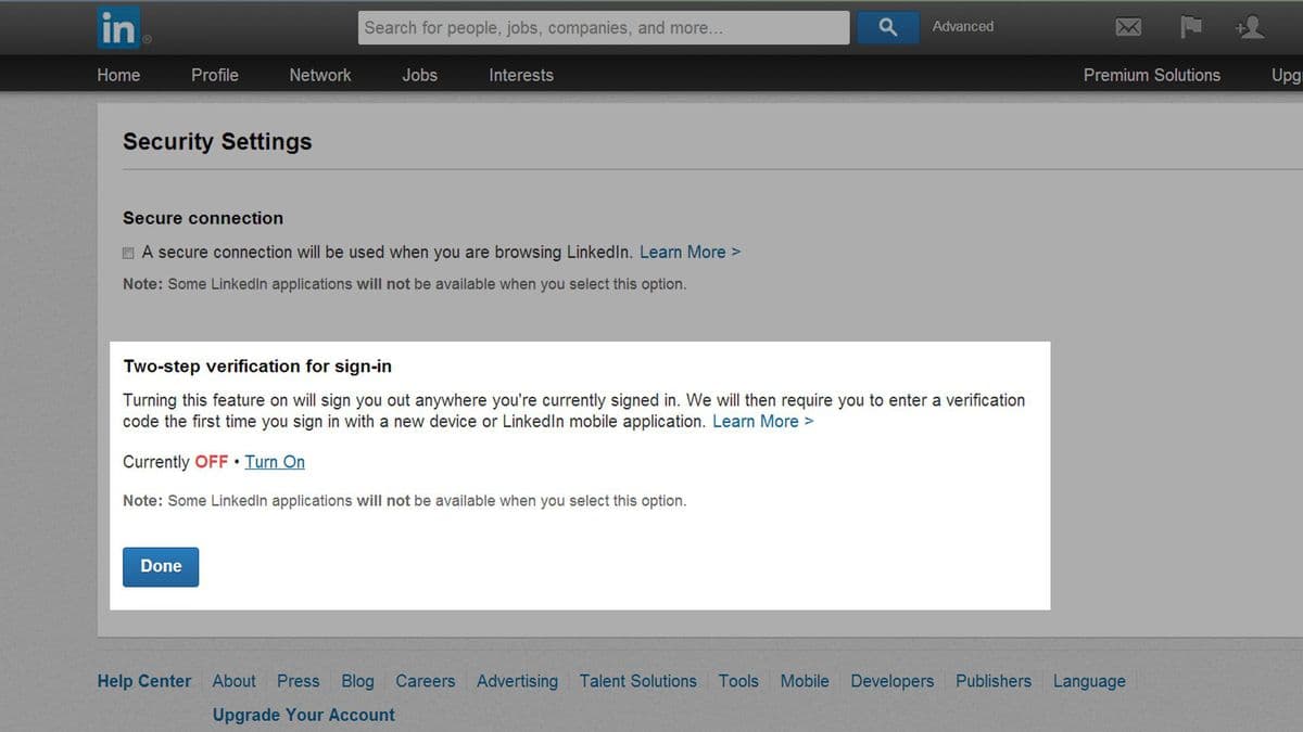 اجعل حسابك في LinkedIn بعيدا عن أيدي المخربين