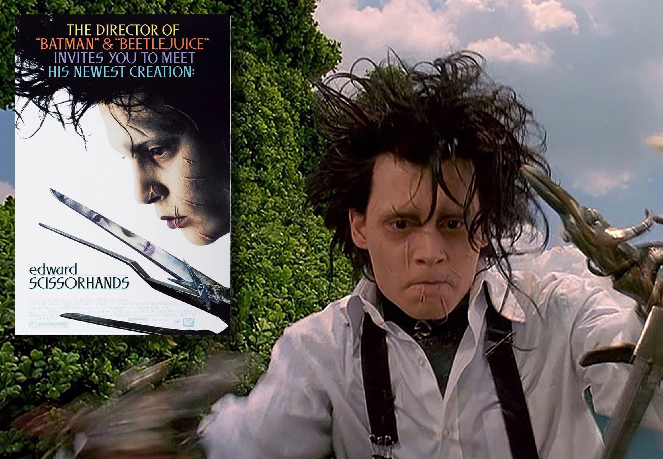 جوني ديب من فيلم Edward Scissorhands