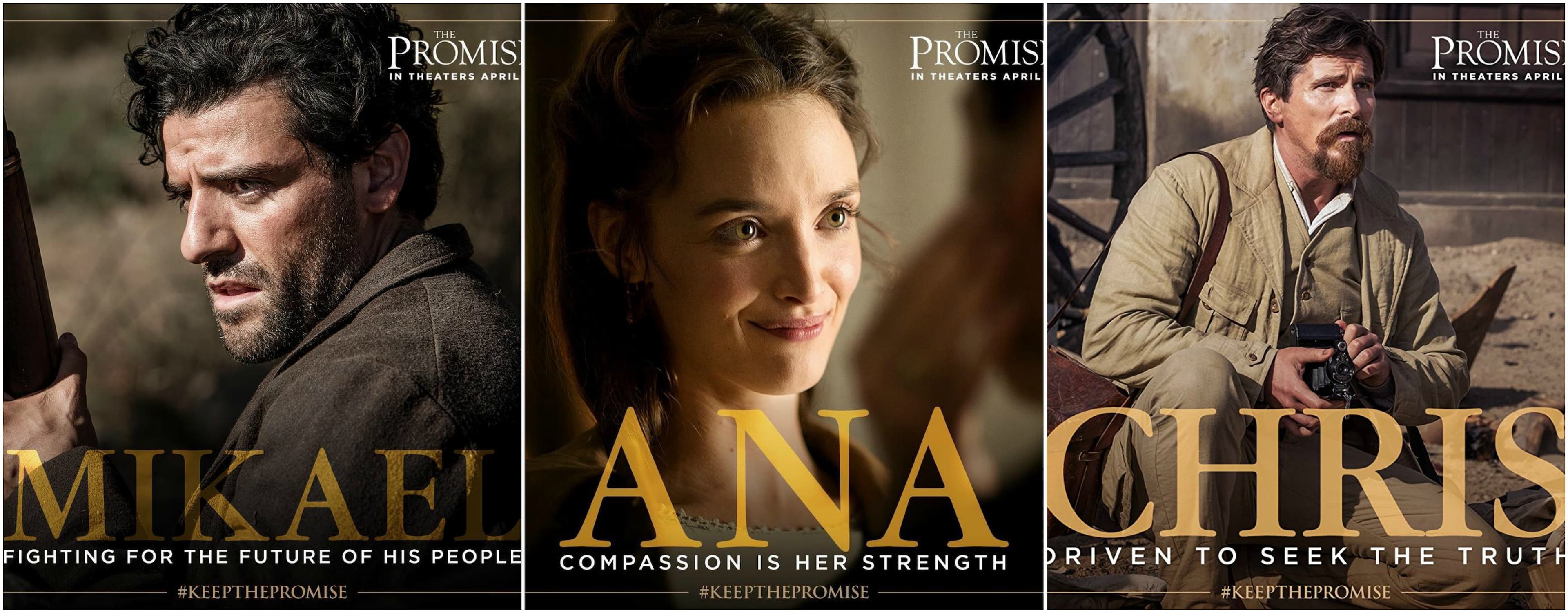 كريستيان بايل أوسكار اسحاق شارلوت لي بون فيلم The Promise 