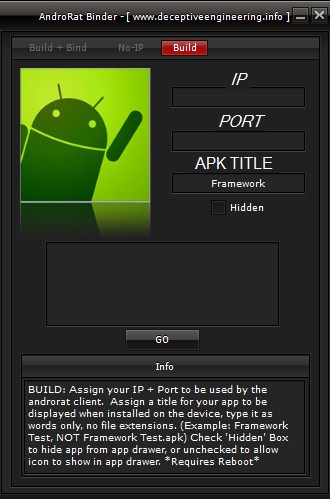 تطبيق اختراق اندرويد AndroRat