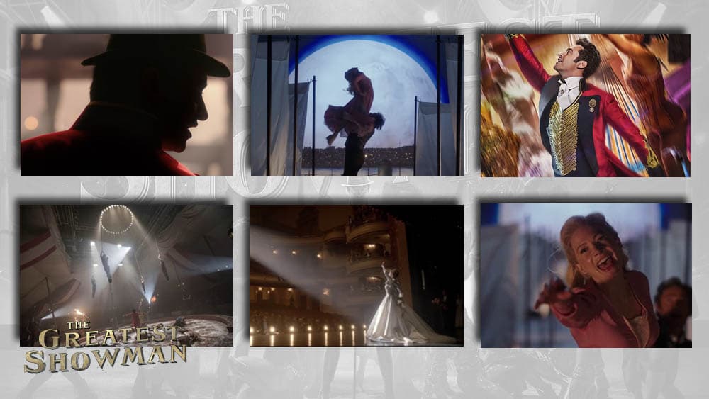 التصوير السينمائي في فيلم The Greatest Showman