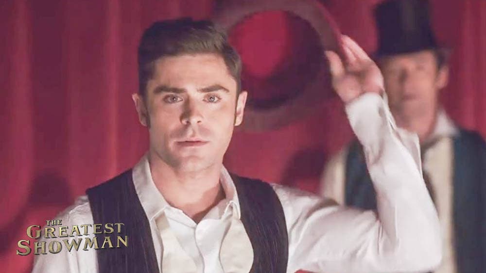 زاك إيفرون في فيلم The Greatest Showman