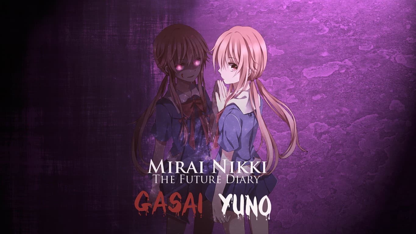 أنمي Mirai Nikki - غاساي يونو
