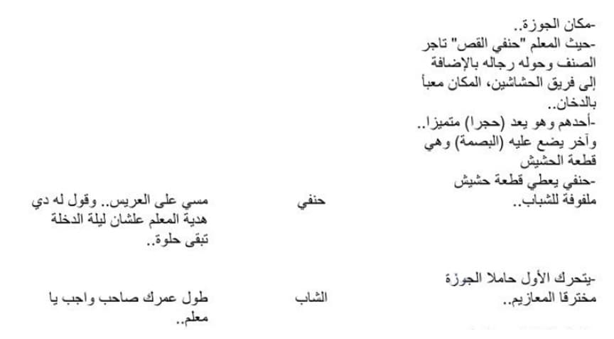 سيناريو فيلم دم الغزال