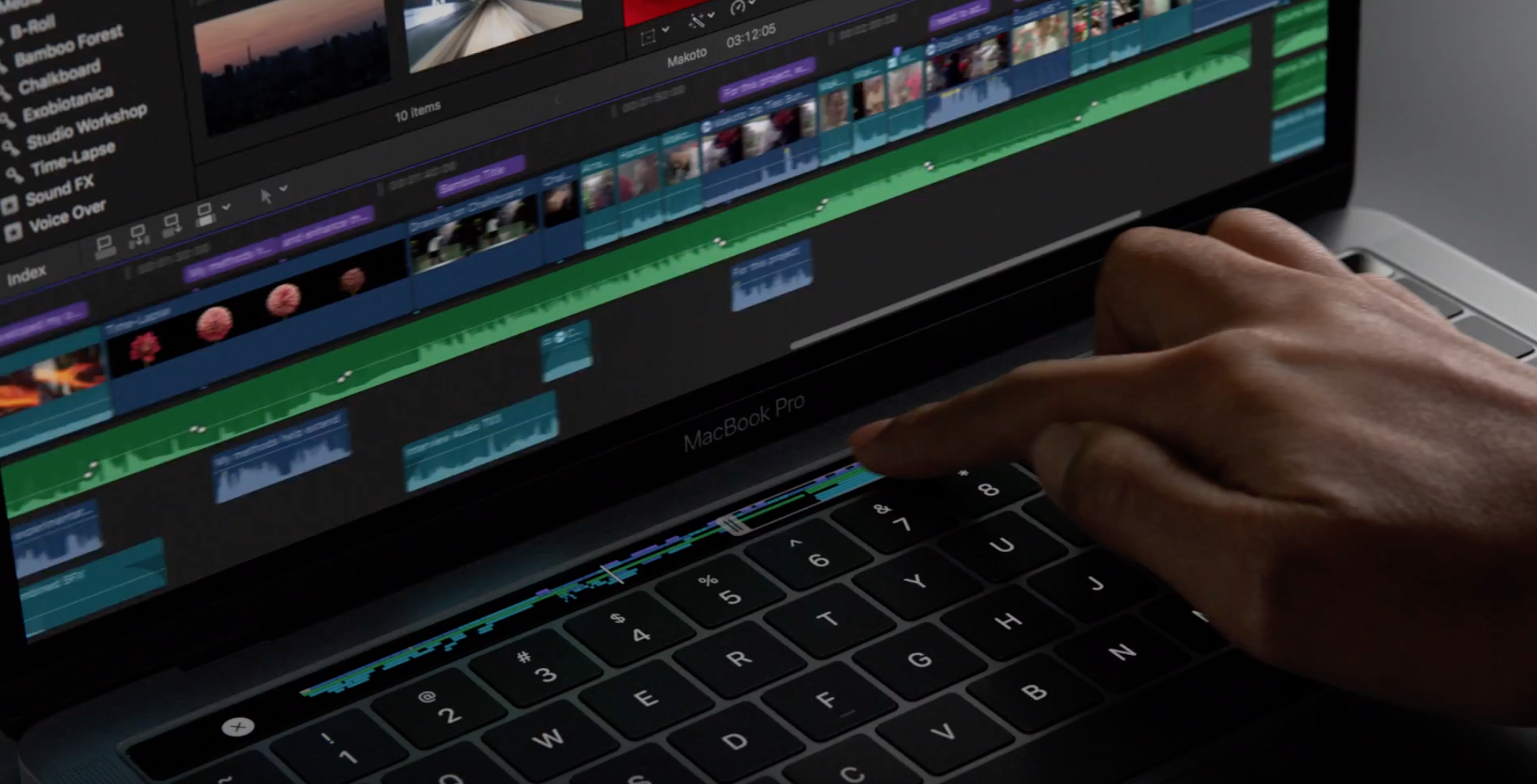 TouchId على جهاز ماك بوك برو