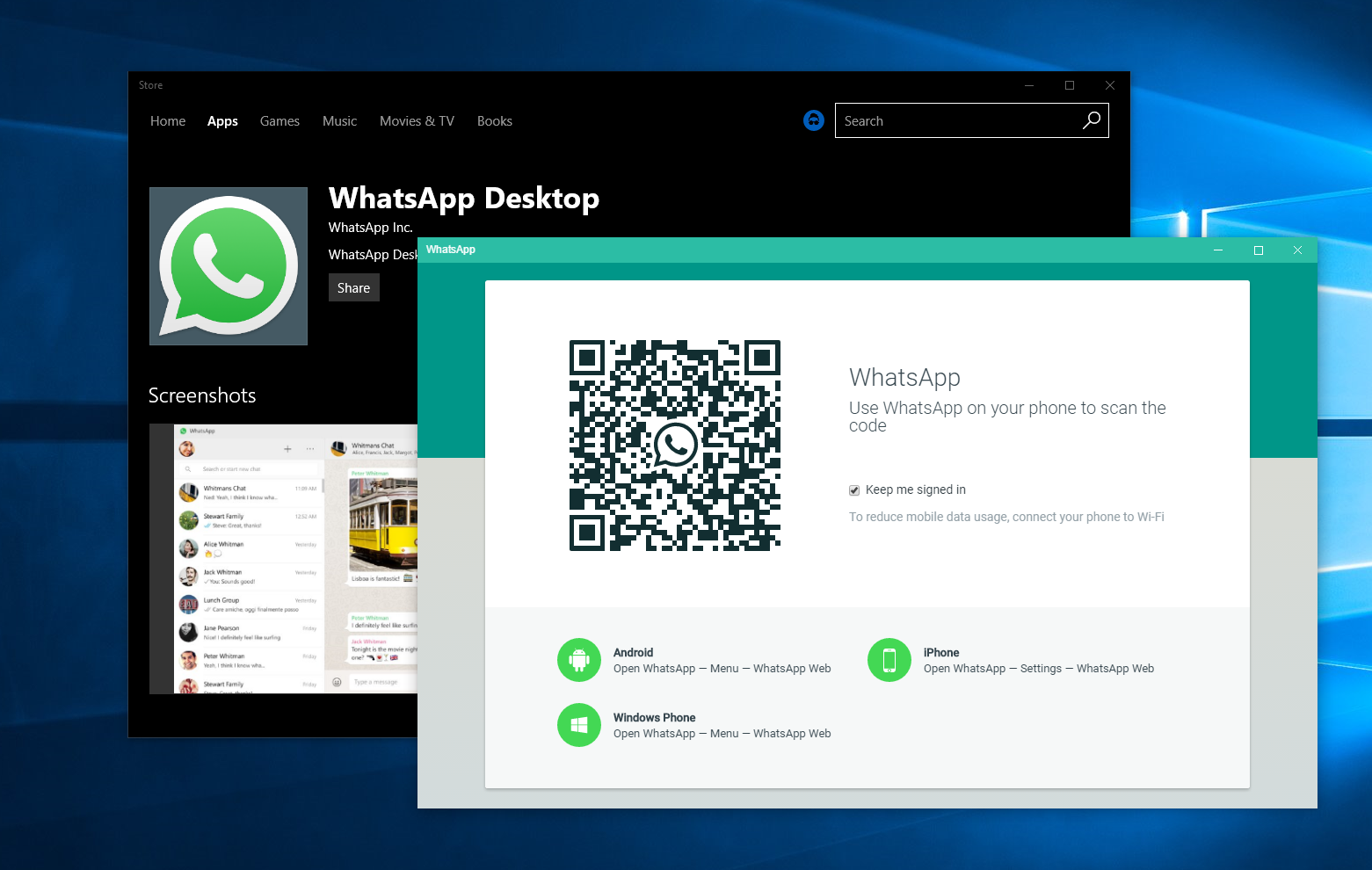 whatsapp web
