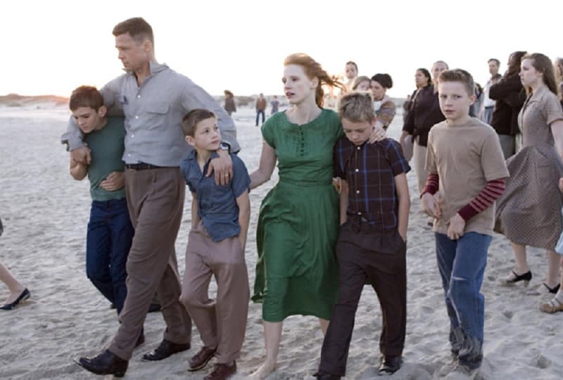 مشهد النهاية فيلم tree of life
