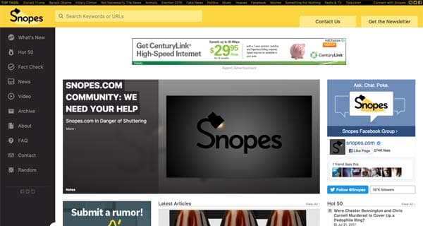 موقع Snopes