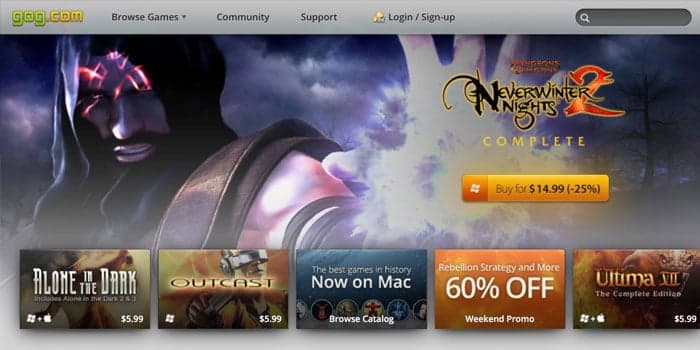 متجر الألعاب - GOG