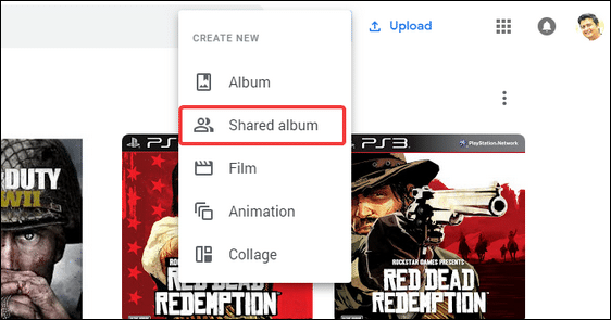 رفع الفيديو إلى Google Photos