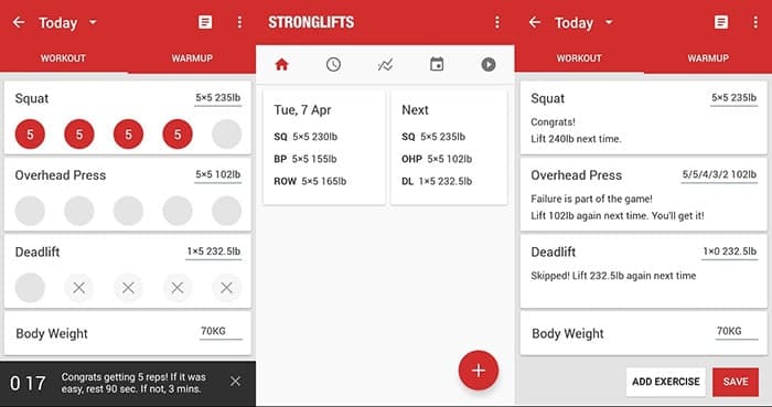 تطبيق Strong Lifts 5X5 