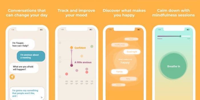تطبيق Youper - تطبيقات تطوير الذات