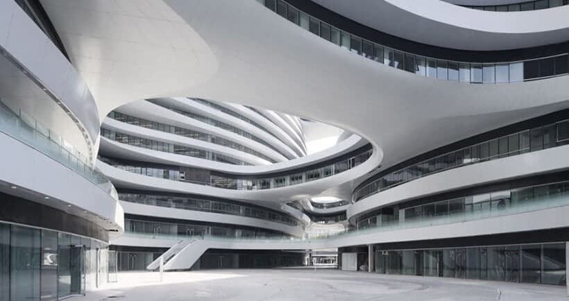 Galaxy SOHO - فن العمارة