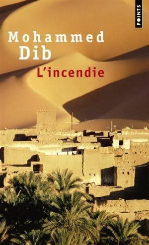 غلاف رواية الحريق باللغة الفرنسية.