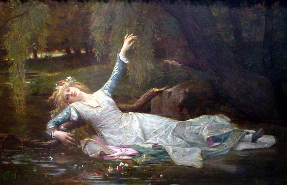 لوحة أوفيليا ل Alexandre Cabanel