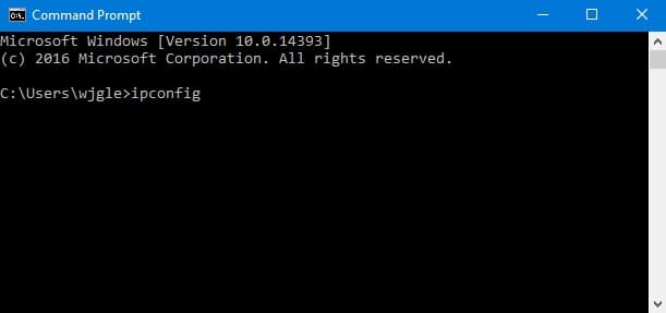 معرفة عنوان IP