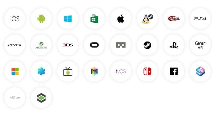 منصات Unity