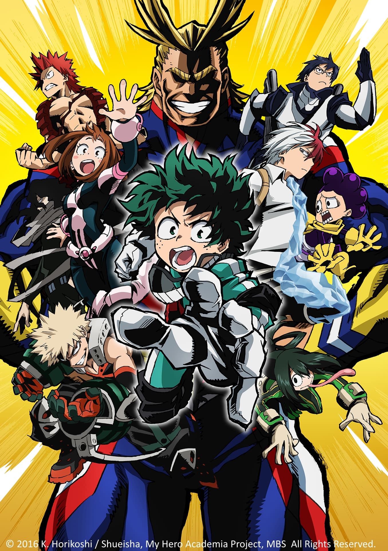 افضل مسلسلات الانمي من موسم الربيع 2016 - My Hero Academia