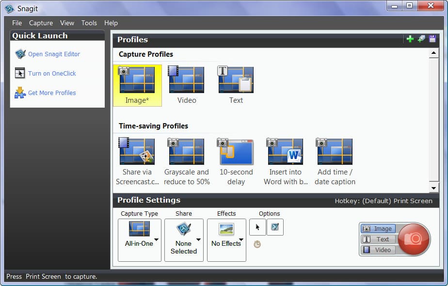 Snagit وهو من أفضل برامج الكمبيوتر