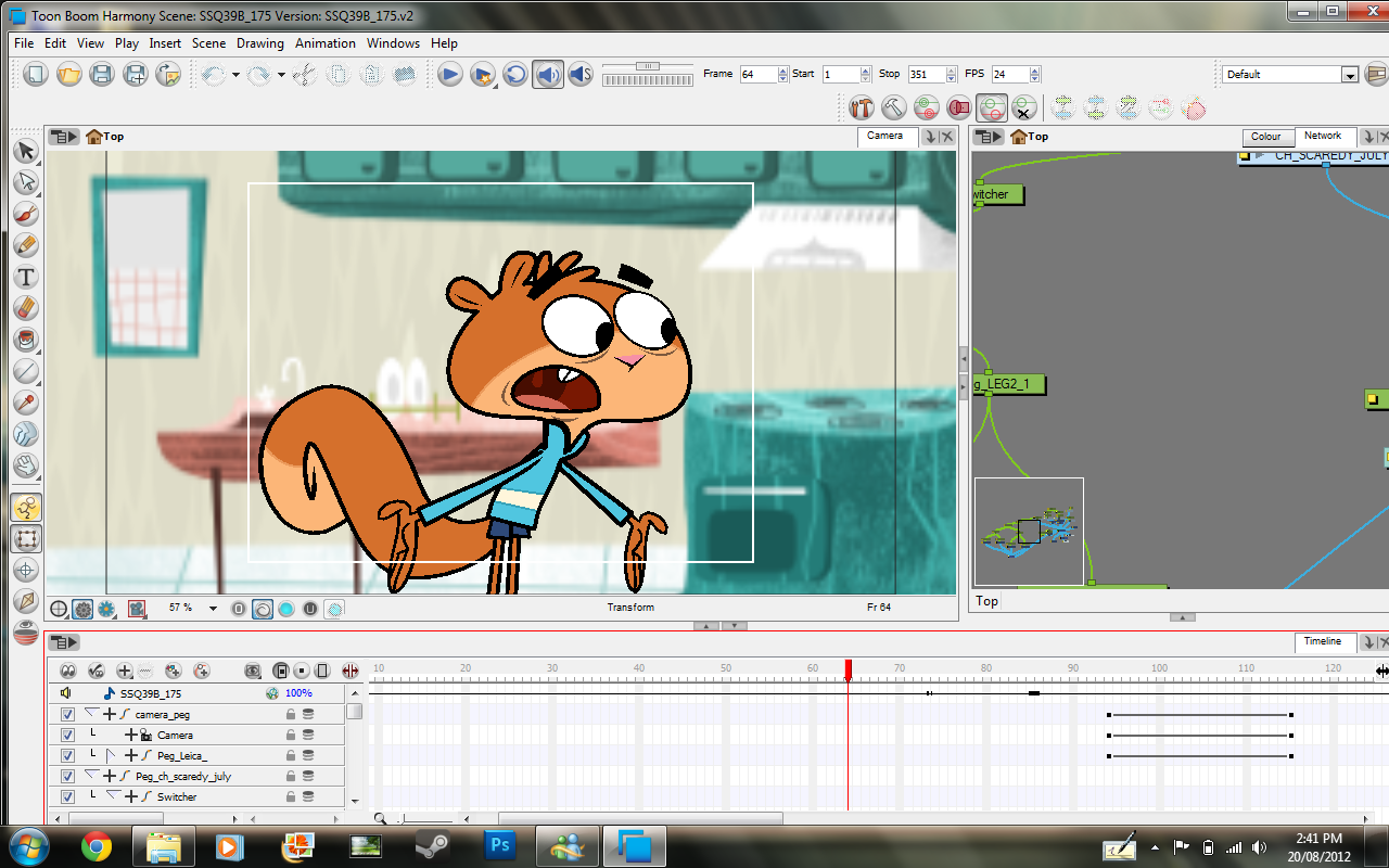 Toon Boom Studio وهو من أفضل برامج الكمبيوتر