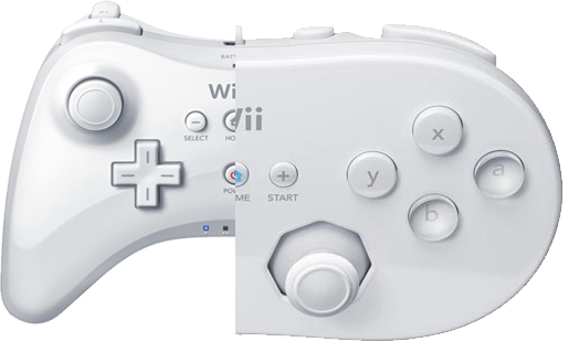 لوحتي تحكم Wii و Wii U ليس بينهما أي اختلاف سوي في التصميم.