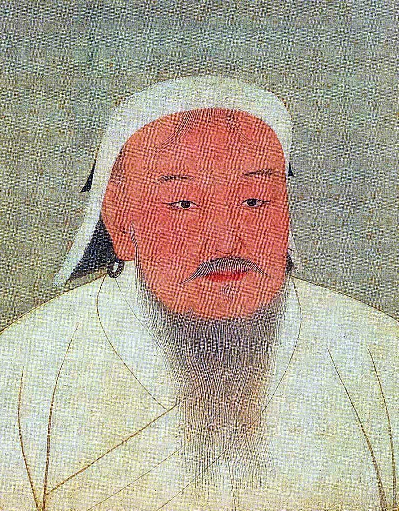 بورتريه للقائد المغولي جنكيز خان