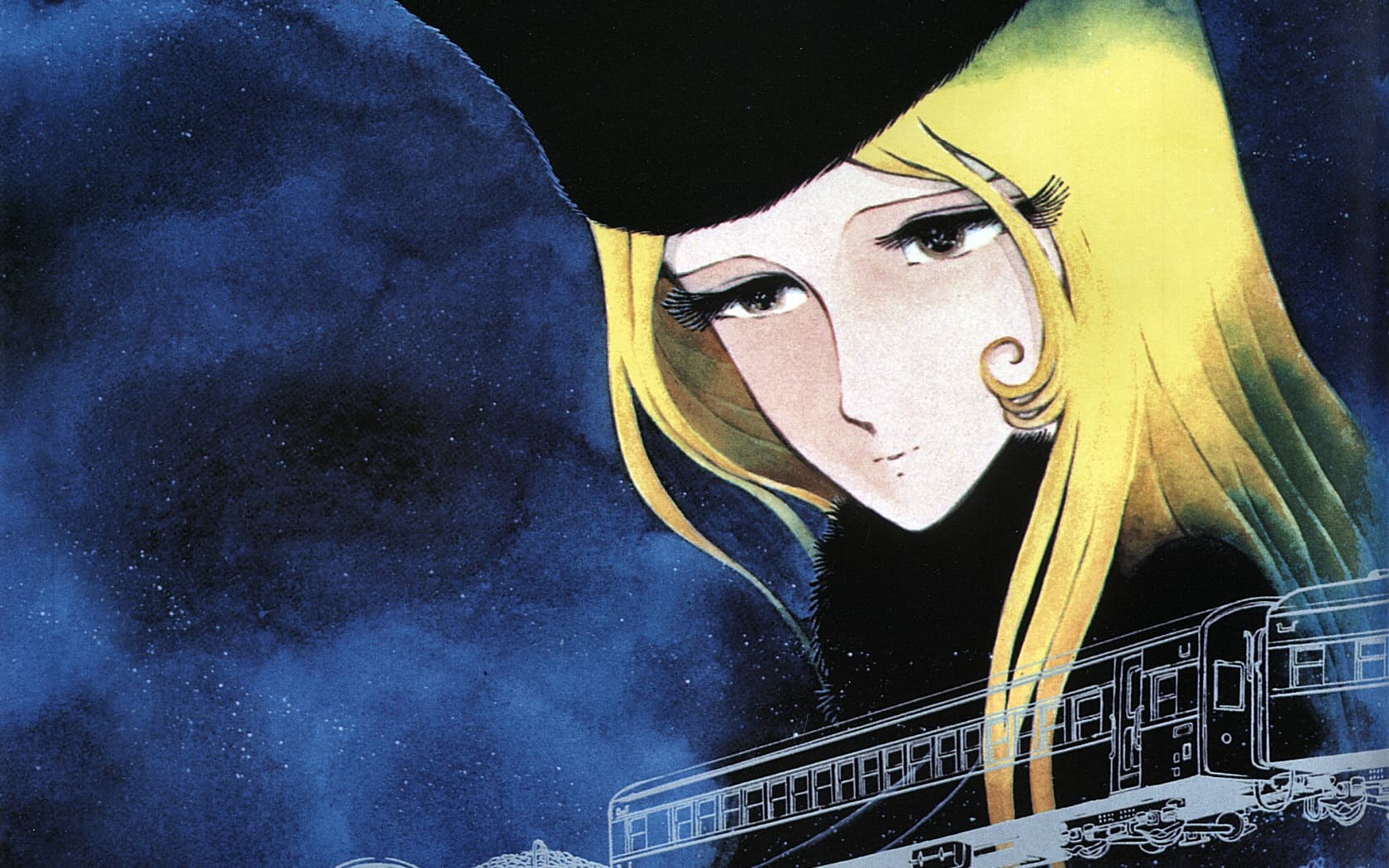 أفضل 100 فيلم أنمي..صورة فيلم Galaxy Express 999