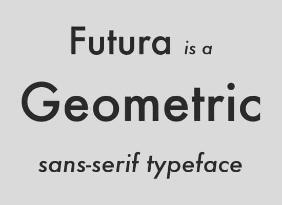 الخط Futura
