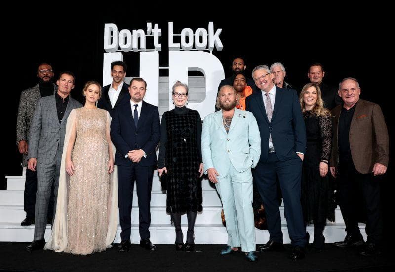 ابطال فيلم don't look up من العرض الخاص