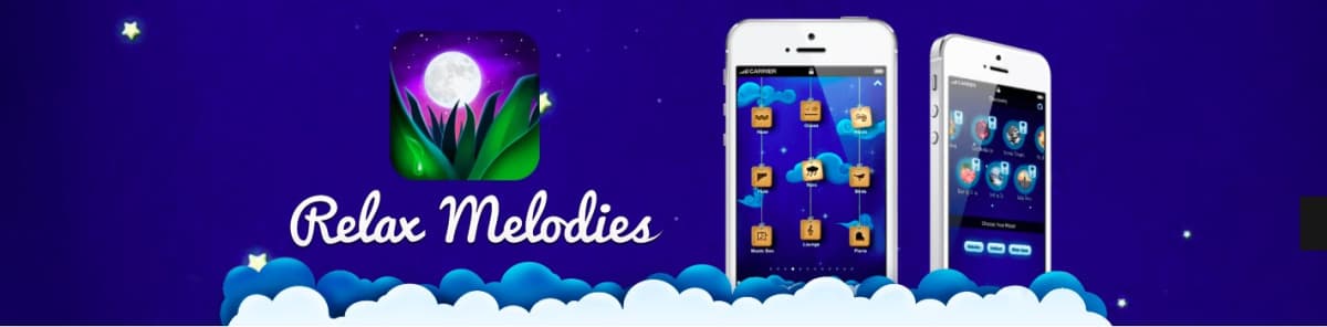 تطبيق relax melodies 
