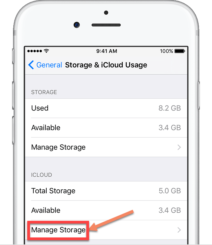 توفير مساحة ايفون من خلال ضبط icloud