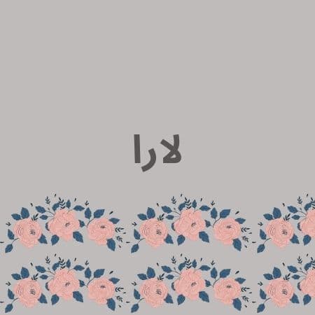 معنى اسم لارا